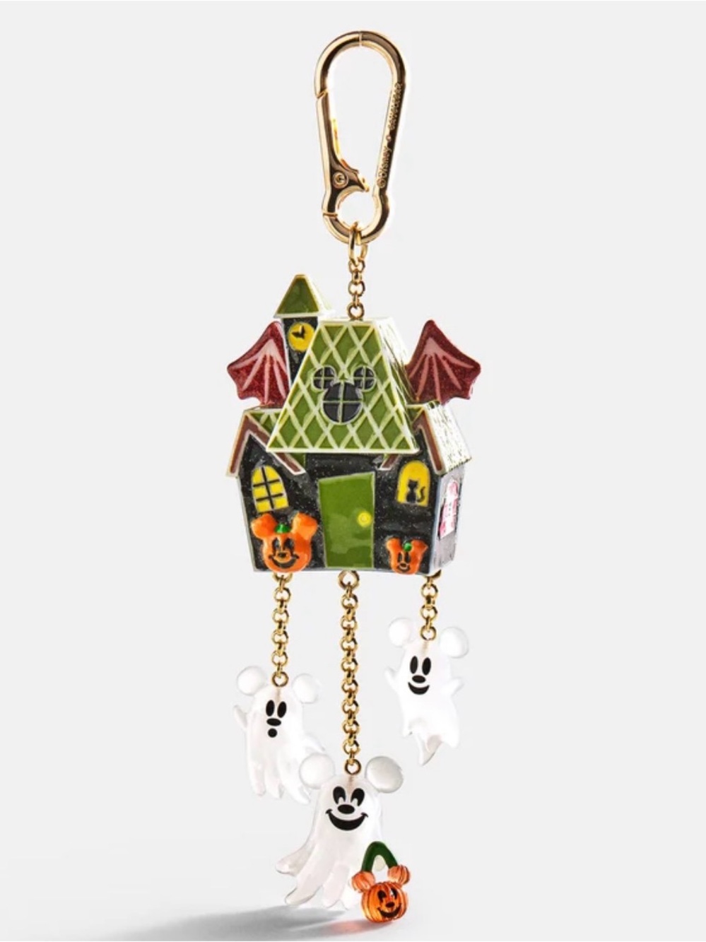 Disney Mickey Mouse Haunted House Halloween Bag Charm